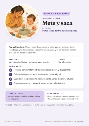 Ficha 104: Mete y saca
